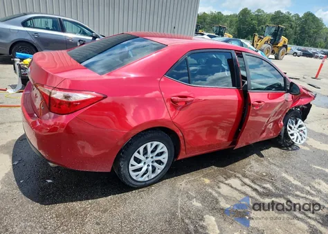 2017 Toyota Corolla L z USA, uszkodzony, nr VIN 2T1BURHE6HC811742